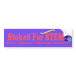 Purple STEM Bumper Sticker