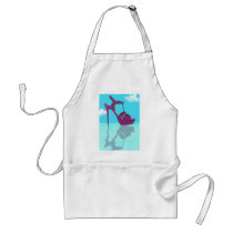 Purple Stilt Stiletto Reflection Aprons