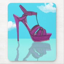 Purple Stilt Stiletto Reflection Mouse Pads