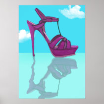 Purple Stilt Stiletto Reflection
