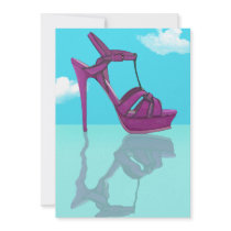 Purple Stilt Stilettos Reflection