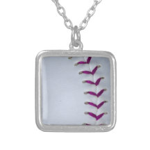 Purple Stitches Baseball/Softball Custom Jewelry