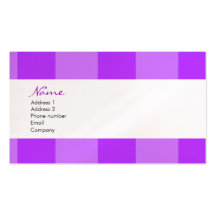 Purple Stripe Business Card