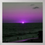 purple sunset posters