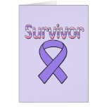 Purple  Survivor Ribbon cards