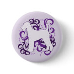 Purple Swirl Airedale Terrier