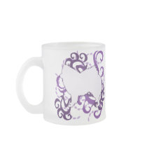 Purple Swirl American Eskimo Dog Mug