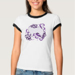 Purple Swirl American Eskimo Dog t-shirts