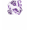 Purple Swirl Australian Cattle Dog t-shirts