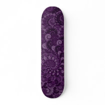 Purple Swirl Fractal Pattern