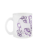 Purple Swirl Rottweiler mugs