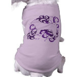 Purple Swirl Shar Pei pet clothing