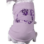 Purple Swirl Shih Tzu pet clothing