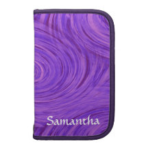 Purple Swirls Organizers