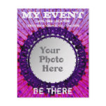Purple Tiedye Photo Event Flyers