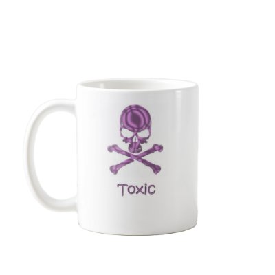 Purple Toxic Mug by conspiracyjenni