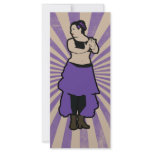 Purple Tribal Belly Dance Bookmarks rack cards
