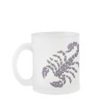 PURPLE TRIBAL SCORPION mugs