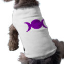 Purple Triple Goddess pet clothing