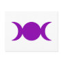 Purple Triple Goddess Postcards