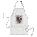 Purple Tropical Flower Painting - Multi Aprons
