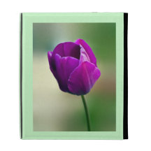 Purple Tulip iPad Folio Cover