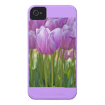 Purple Tulips Blooming in Spring Iphone 4 Case-mate Case