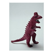 Purple Tyrannosaurus Rex Invites