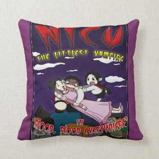 Purple Vampire Cushion