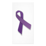 Purple Violence and Abuse Prevention Ribbon photo cards