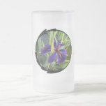 Purple Water Iris Bride Mugs
