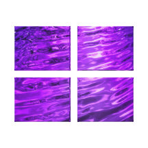Purple Water Stretched Canvas Print