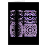 Purple Waves Greeting Card