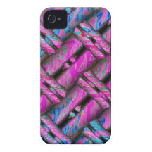 purple weave Case-Mate iPhone 4 case