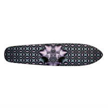 Purple Web Skate Board Deck