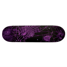 purple webbie skate board