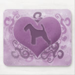Purple Welsh Terrier Valentine