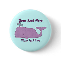 Purple Whale Button