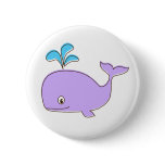 Purple Whale Button
