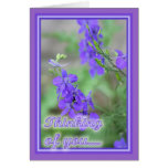 Purple Wild Flowers cards
