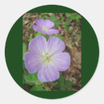 Purple Wild Geranium stickers
