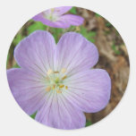 Purple Wild Geranium stickers