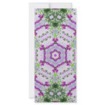 Purple Wildflower Kaleidoscope Art 1 rack cards
