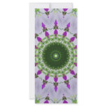 Purple Wildflower Kaleidoscope Art 3 rack cards
