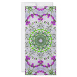 Purple Wildflower Kaleidoscope Art 5 rack cards