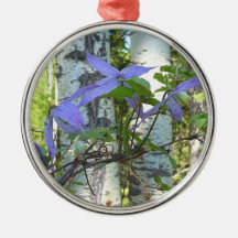 Purple Wildflowers Ornament