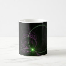 purple with green star mug