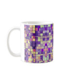 Purple & Yellow Tiles: mugs