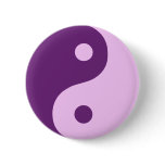 Purple Yin Yang Symbol Pin