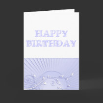 Purplenamelbrush Happy Birthday Card